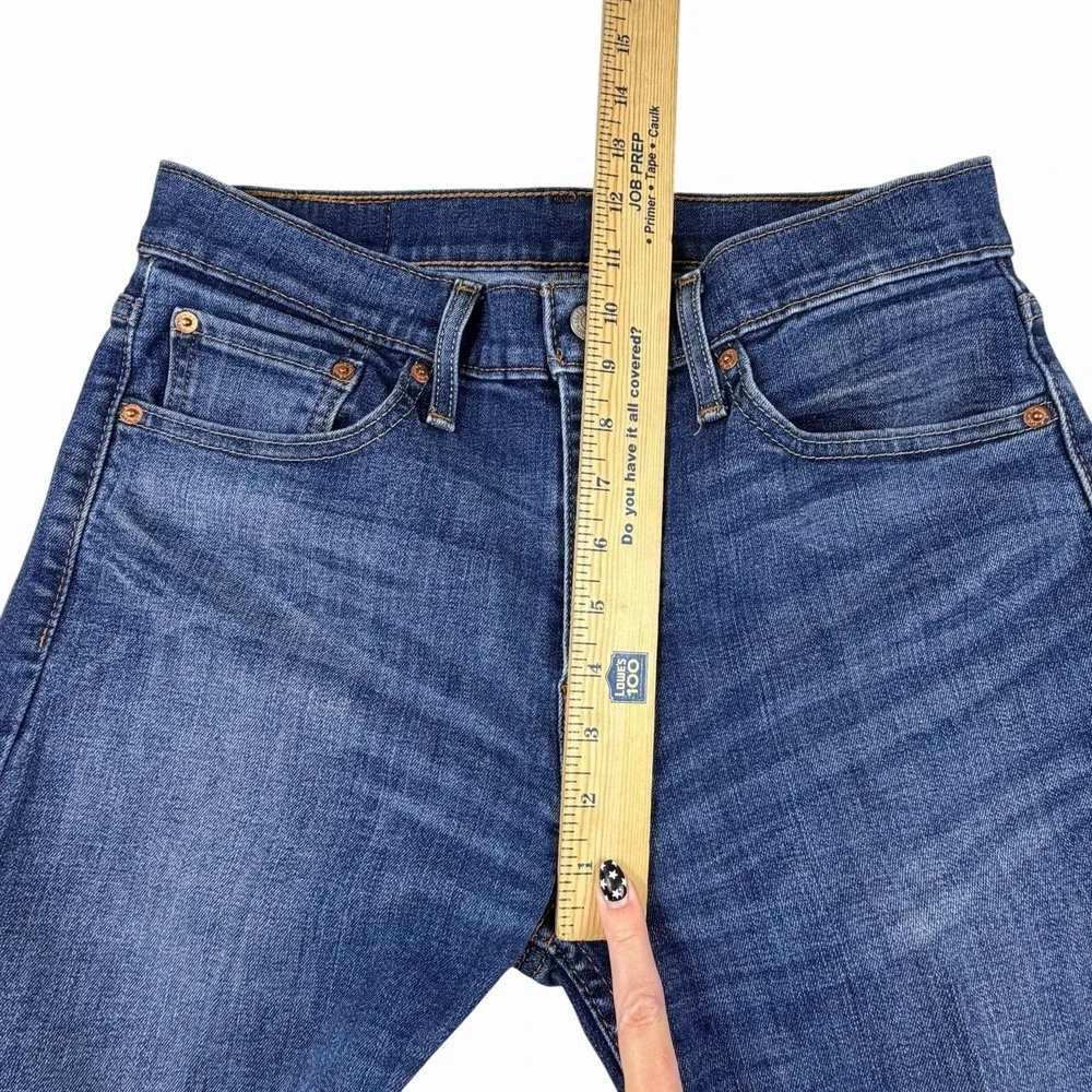 Levis 513 Jeans Size 30x29 Blue Denim Medium Wash Mid Rise‎ Straight Leg Casual